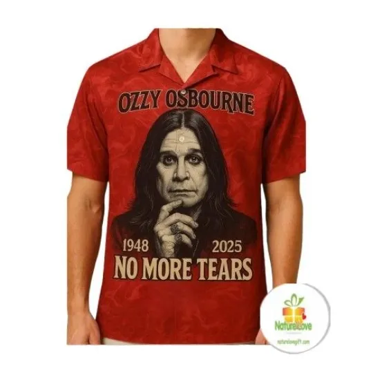 Ozzy Osbourne No More Tears Hawaiian Shirt Rock Music Gift