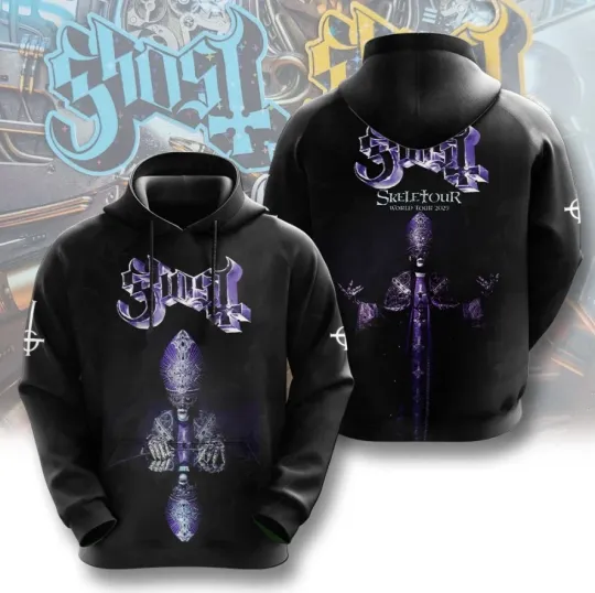 World Tour2025 Ghost Band 3D Hoodie Best Gift For Fan