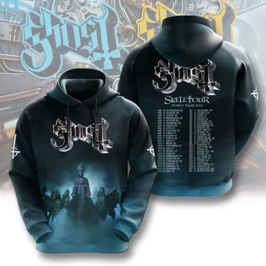Ghost Band 3D Hoodie Tour 2025 New Hot Shirt Fan Best Gift