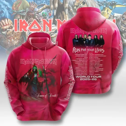 IRMA 3D Hoodie World Tour 2025-26 Good Band For Fan New