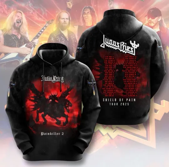 Judas Priest 3D 2025 Tour Shirt Good For Fan New Hot Shirt