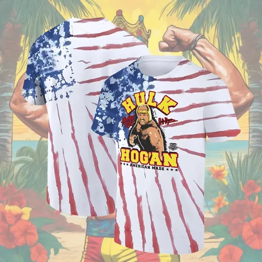 Hulk Hogan Memorial 3D T-Shirt RIP 1953–2025