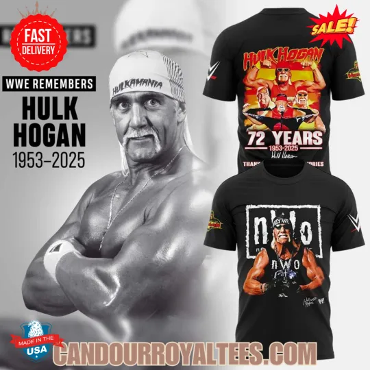 Hulk Hogan Thank You Wrestling Entertainment 3D T-Shirt