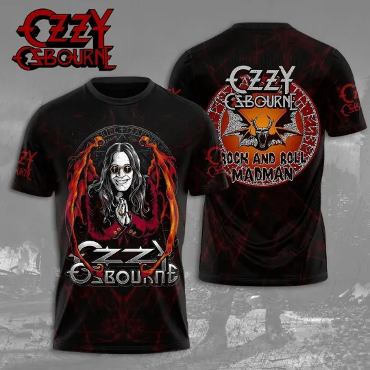 Black Sabbath x Ozzy Osbourne 3D T-Shirt Legend All Sizes
