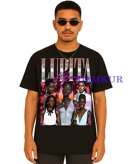Lupita Nyong'O Shirt, Lupita Nyong'o Retro Fan Tees, Lupita Nyong'o Bootleg Tshirt, Lupita Nyong'o Vintage Shirt, Hollywood Actress Tee