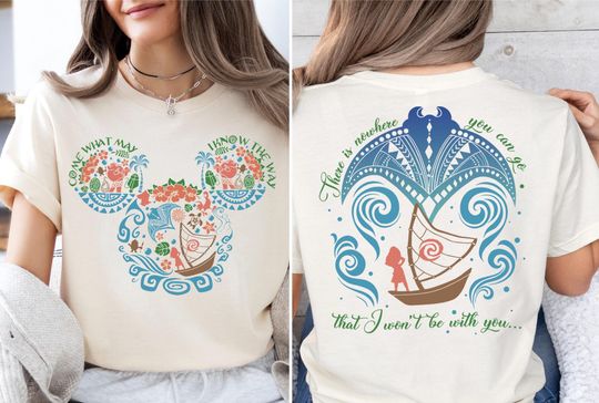 Disney Moana Shirt, Come What May I Know The Way Tee, Disney Adventure Shirt, WDW Trip Sweatshirt, Mickey Mouse Ears Moana T-Shirt
