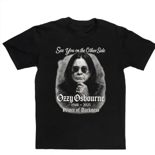New RIP Ozzy Osbourne 1948-2025 Gift For Fans Unisex S-4XL Shirt SS1686