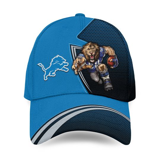 Detroit Lions Classic Cap, Detroit Lions Game Day Football Cap, Lions Team Football Champions Cap