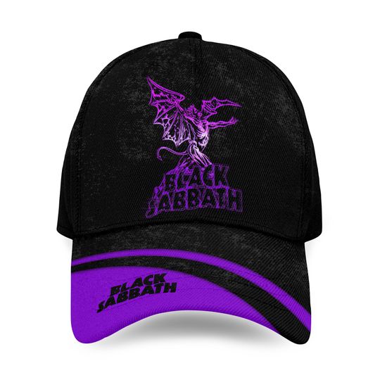 Black Sabbath Rock Band Classic Baseball Caps AOP, Gift For Fan, Summer Cap