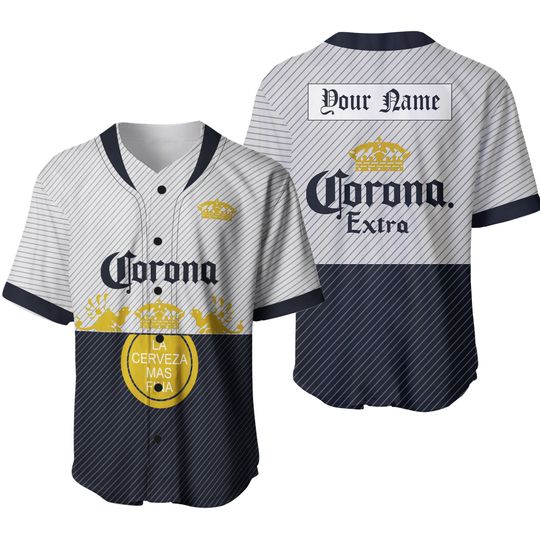 Personalized Basic Corona Beer Baseball Jerseys