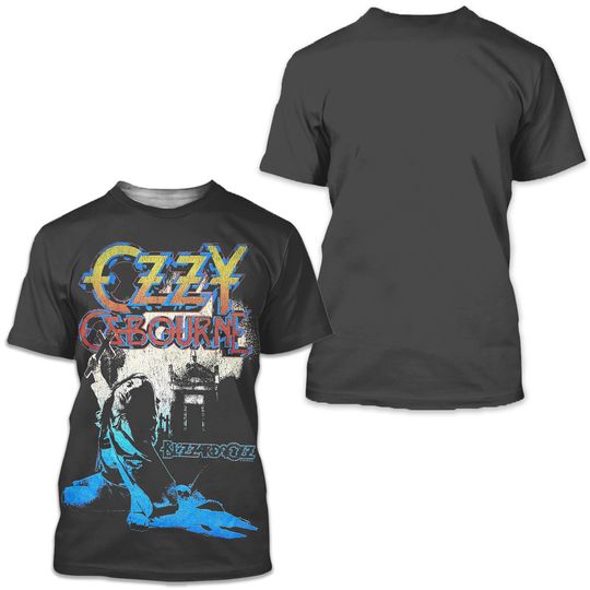 Ozzy Osbourne Memorial Tee Ozzy Osbourne Blizzard Of Ozz Smoke T-Shirt RIP Ozzy