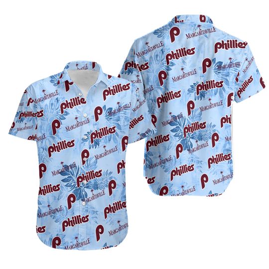 Philadelphia Phillies Margaritaville 3D Hawaiian Shirt