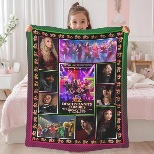 Descendants Zombies World Collide Tour Fleece Blanket  
Descendants The Rise of Red Fleece Blanket  
Zombies 4 Fleece Blanket  
World Collide Tour Summer Music Fleece Blanket