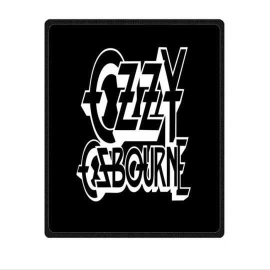Ozzy Osbourne Fleece Blanket, Soft Warm Single-Side Printing, Flannel Bedding