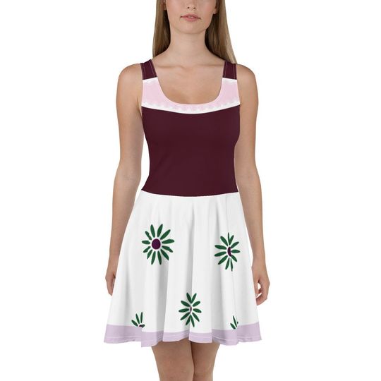 Haunted Mansion Tightrope Walker Running Costume Skater Dress