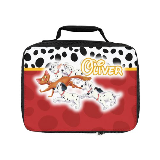 101 Dalmatians Personalized Lunch Bag with Custom Name  Dogs Theme  School Tote for Kids  Gift Idea