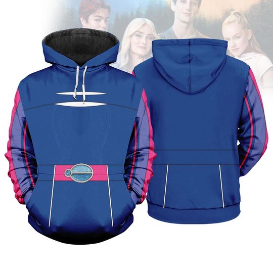 Addison Zombies 4 Hoodie, Disney Zombies Costume Sweatshirt, Cosplay Outfit for Halloween, Disneyland Zombies 4 3D Tshirt, Gift For Her