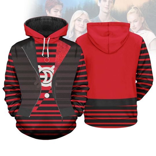 Victor Zombies 4 Hoodie, Disney Zombies Costume Sweatshirt, Disney Cosplay Outfit, Halloween Zombies 4 3D Tshirt, Cosplay Gift