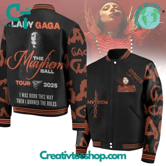 Ld Ga The Mayhem Ball Tour 2025 Baseball Jacket