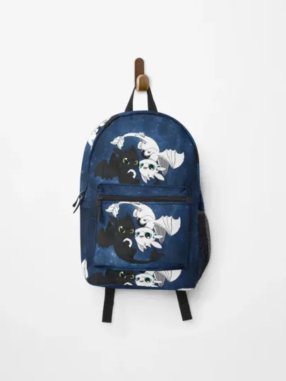 Toothless and Light Fury Backpack, Dragon Couple Bag, Cute Kids Gift