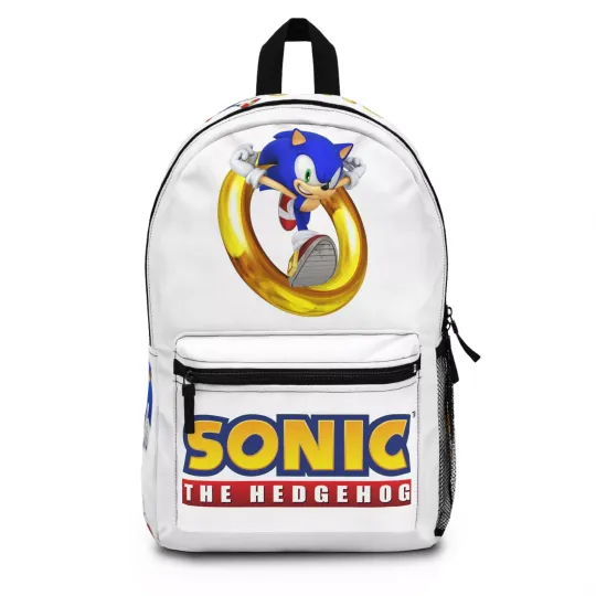 Sonic the Hedgehog Backpack - Stylish Arcade-Inspired School Bag for Gamers