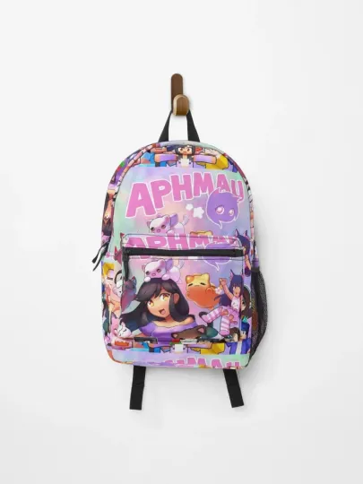 Aphmau Backpack, YouTuber Gamer Character Fan Anime Style School Book Bag