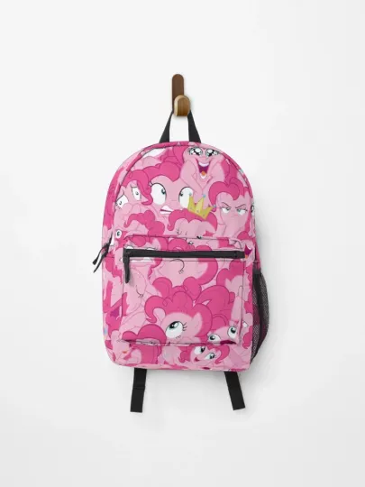 Pinkie Pie Mess Backpack My Little Pony Character Cute Girl School Bag