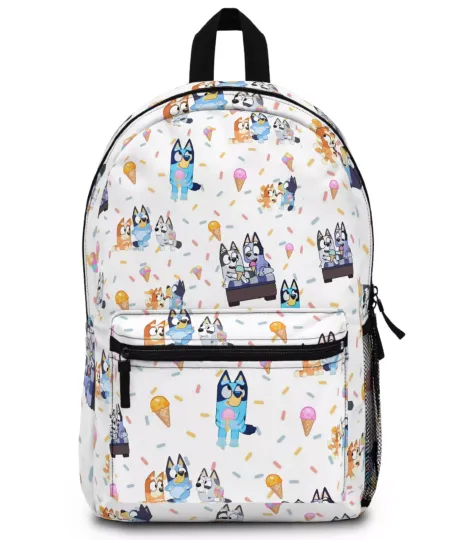 BlueyDad Kids School Backpack, BlueyDad Kids School Bag, BlueyDad Backpack, Kids Backpack