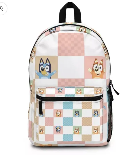BlueyDad School Backpack, BlueyDad Kids School Bag, BlueyDad Backpack, Kids School Bag