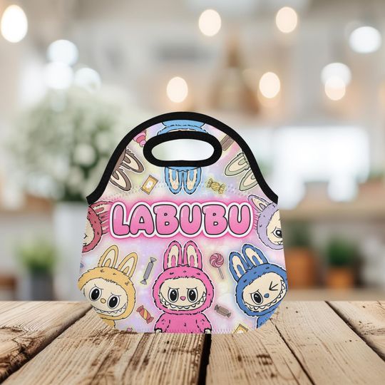 Neoprene Lunch Bag - Labubu