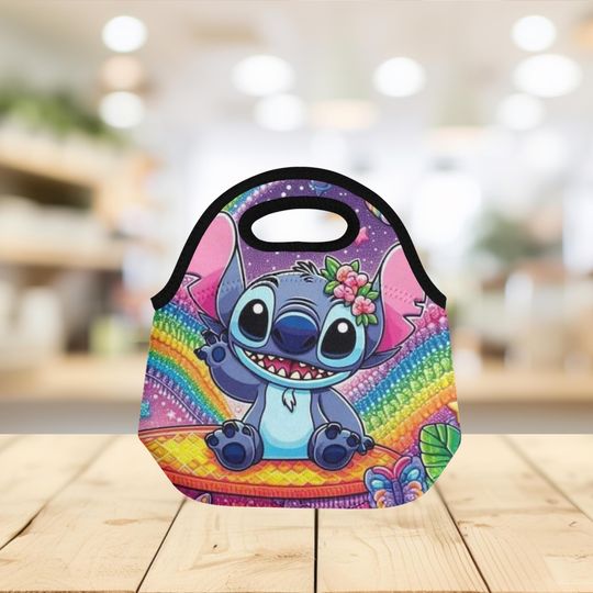 Neoprene Lunch Bag - Stitch
