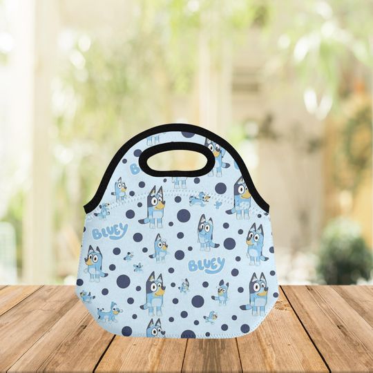 Neoprene Lunch Bag - BlueyDad Blue