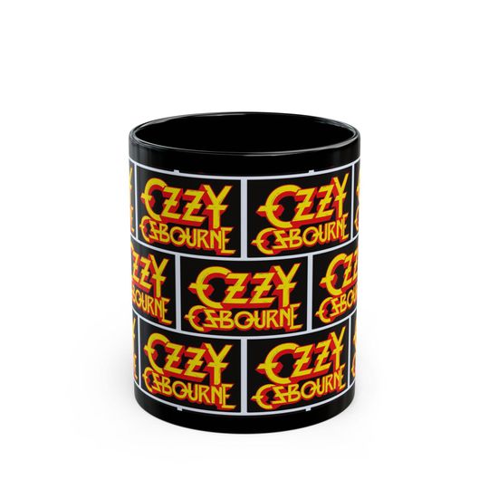 Ozzy Osbourne Black Mug - Rock Music Gift, Coffee Cup for Fans, Heavy Metal Collectible