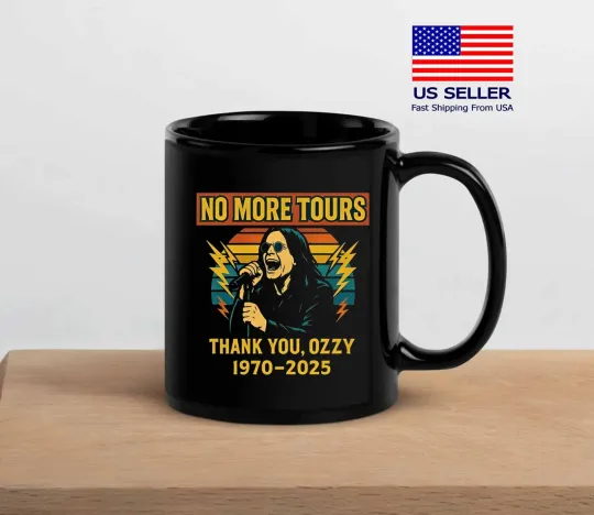 Ozzy Osbourne Final Tour Coffee Mug, No More Tours Vintage Mug gift