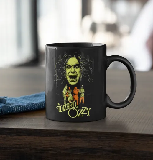 Ozzy Osbourne Legend Mug Black Ceramic Cup for Fans
