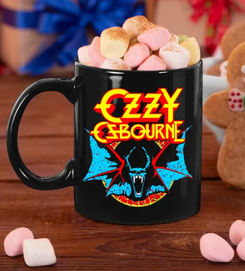 Ozzy Osbourne Black Coffee Tea Mug for Men Women Family Gift