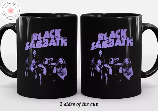 Black Sabbath Band Retro Coffee Mug, Home Decor
