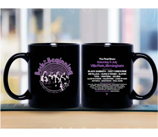 Black Sabbath Back to the Beginning Birmingham July 5, 2025 Coffee Mug