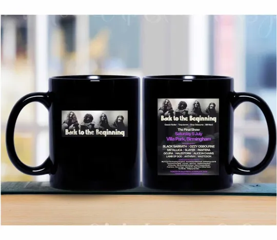 Black Sabbath Back To The Beginning At Villa Park Birmingham 2025 Coffee Mug