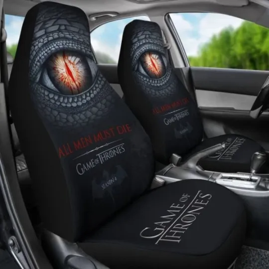 Game of Thrones Car Seat Covers Fantasy Art Design Gift for Series Fans