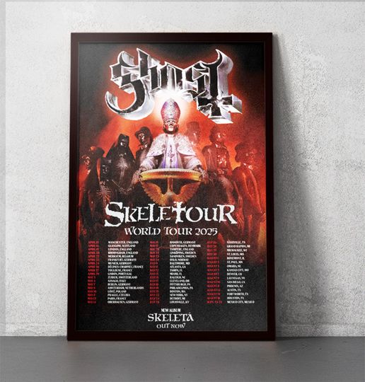 Ghost - Skeletour 2025 Poster