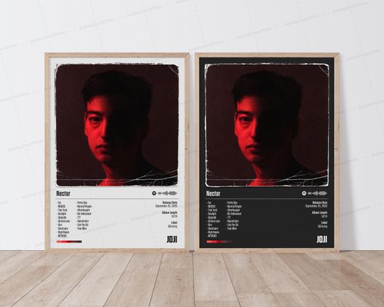 Joji Poster | Nectar Poster | Music Poster | Album Cover Poster | Tracklist Poster | Joji Nectar