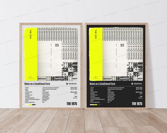 The 1975 Poster | Notes on a Conditional Form Poster | Music Poster | Album Cover Poster | Tracklist Poster | The 1975