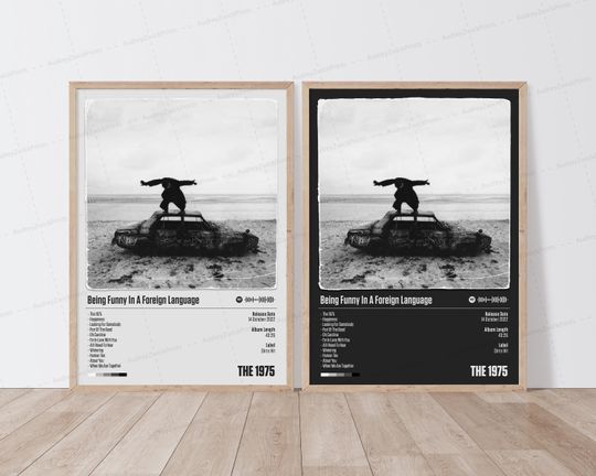 The 1975 Poster | Being Funny in a Foreign Language Poster | Music Poster | Album Cover Poster | Tracklist Poster | The 1975