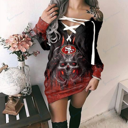 San Francisco 49ers Lace Up Sweatshirt