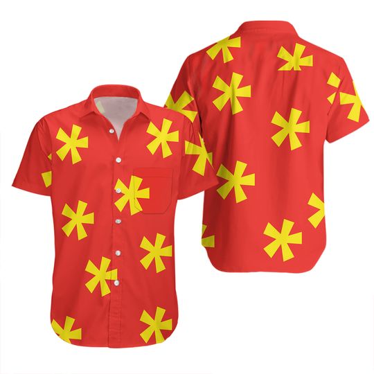 Dale Hawaiian Shirt, Rescue Rangers Chip and Dale Cosplay, Cartoon Character Shirt
