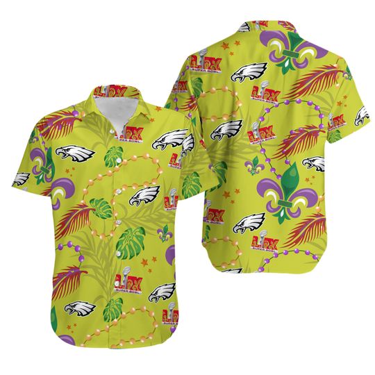 Philadelphia Football Eagle's Hawaiian Shirt, Super Bowl Shirt