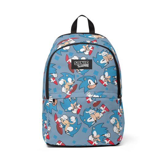 Sonic the Hedgehog - All over Print Backpack | Go To School Merch | Gift For Kids