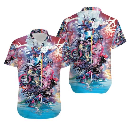 X Men A Slew Of Mutants 2024 Trending Hawaiian Shirt