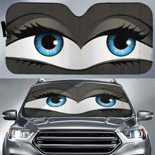 Toothless Car Sunshade Night Fury Dragon Eyes Car Accessories